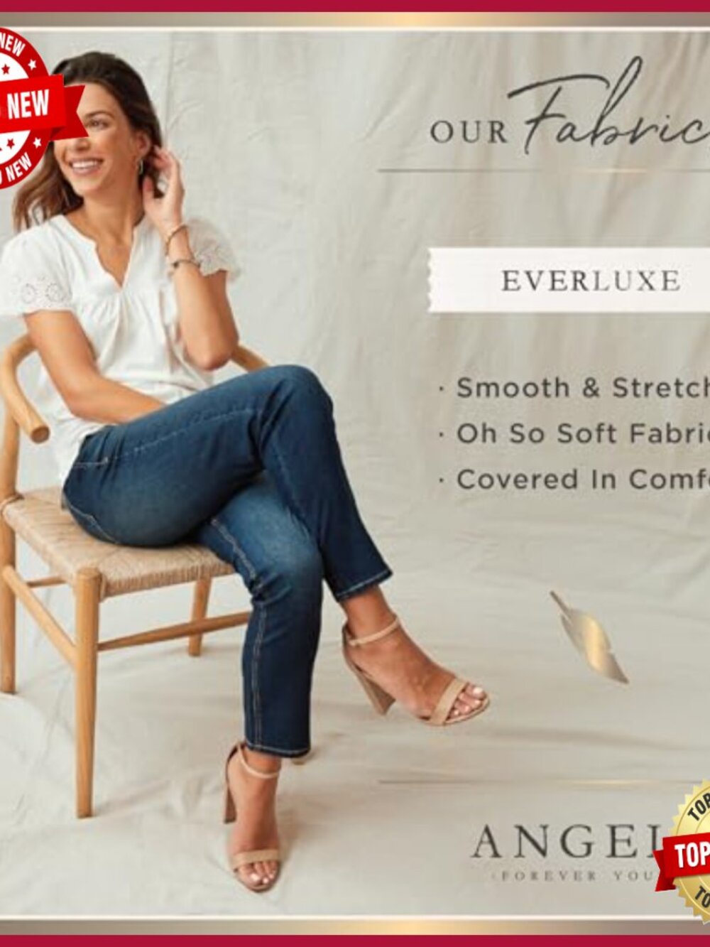 Sculpting Bootcut Jeans with Stretch Denim, Figure Enhancing Fit - Picture 6 of 7